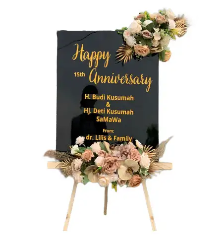 Papan Bunga Akrilik Andong