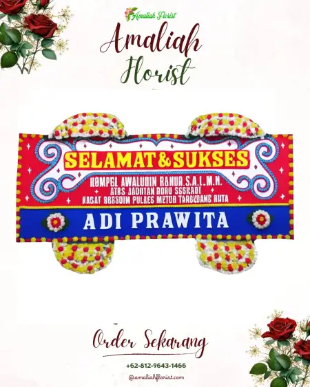 Papan Bunga Ucapan Selamat Andong